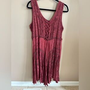 Just Cruising Flowy long dress, XL,very comfortable, gently used